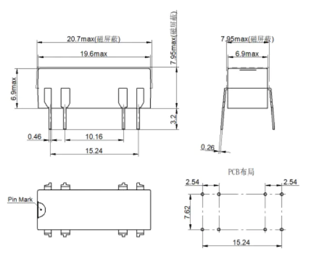 DIP系列干簧继电器-1A05(图1)