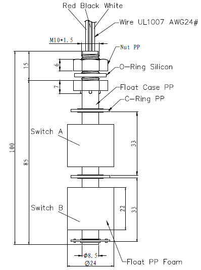 LS04双浮球开关(图1)
